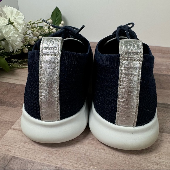 Cole Haan Size 10.5 Marine Blue Women's 2.ZEROGRAND Stitchlite Wingtip Oxfords - Picture 6 of 15